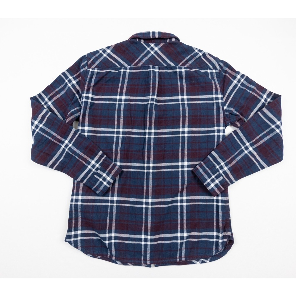 Everlane Shirt Mens Large Blue Button Down Flannel Collared Pockets Check Adult - Picture 7 of 12